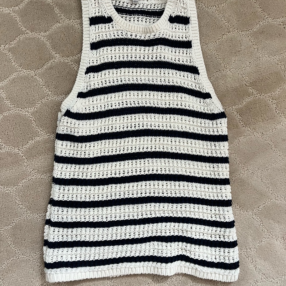 Madewell Striped Knit Tank Top